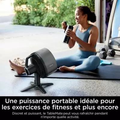 Ventilateur de table SHARK FA150EU - Sans fil - FlexBreeze TableMate