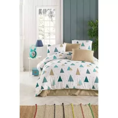 Ensemble de literie - Housse de couette 220x240 cm + 2 taies 60x60 cm - Blanc Ensemble de literie - Housse de couette 220x240 cm + 2 taies 60x60 cm - Blanc