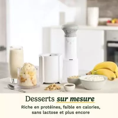 Machine à glace CUISINART ICEFD10E - 3 x 240ml - Sorbetière 250W