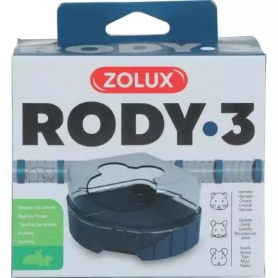 Bac à litière Rody3 ZOLUX pour petits rongeurs - Pratique et coloré Bac à litière Rody3 ZOLUX pour petits rongeurs - Pratique et coloré