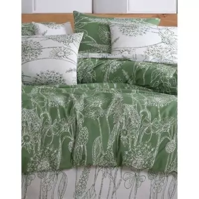Parure de lit 100% coton renforcé - Vert Parure de lit 100% coton renforcé - Vert