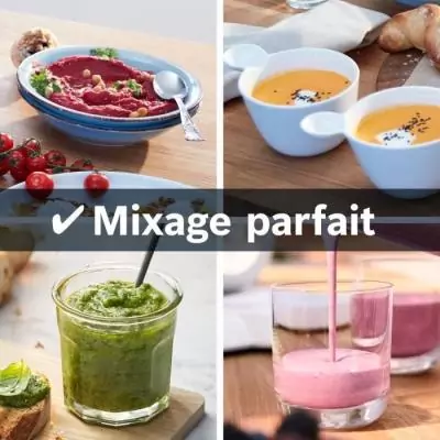 Mixer BOSCH VitaPower/MMB614GO Noir - Puissant et Élégant Mixer BOSCH VitaPower/MMB614GO Noir - Puissant et Élégant