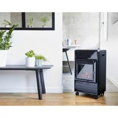 Chauffage d'appoint gaz Butane Favex Ektor Fire - Effet feu de cheminée