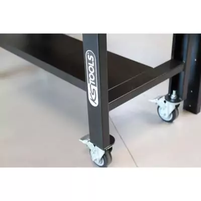 Etabli en bois mobile - KS TOOLS - 865.0155F - L.1,50 m