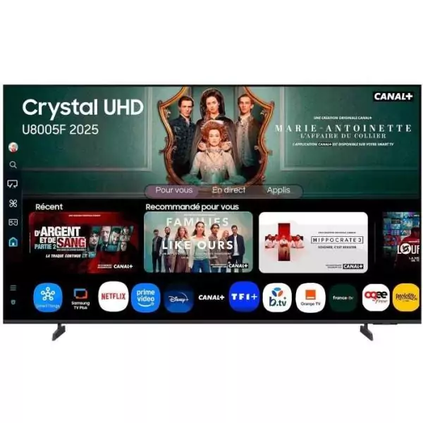 Samsung 70U8005F - TV LED 70 (178 cm) - 4K UHD 3840x2160 - HDR - Smart TV - Gaming Hub - 3xHDMI - WiFi