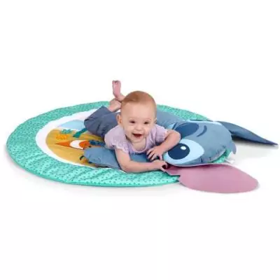 Tapis éveil bébé Disney Stitch : arche jouets sensoriels Tapis éveil bébé Disney Stitch : arche jouets sensoriels