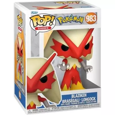 Figurine Funko Pop! Games : Pokémon Blaziken 983 - Attrape-les tous ! Figurine Funko Pop! Games : Pokémon Blaziken 983 - Attrape-les tous !