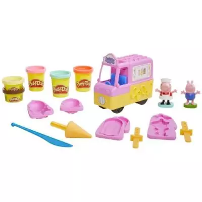 Play-Doh Peppa et le camion de glaces: Pâte à modeler avec Peppa et George