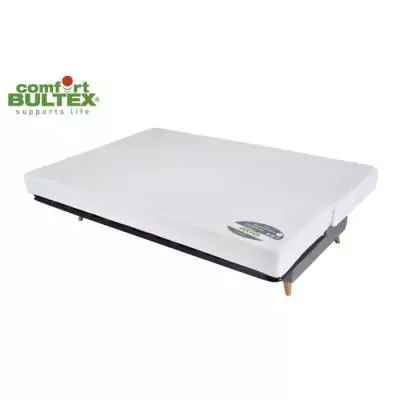 Canapé-lit clic clac 3 places confortable - Gris - Made in France