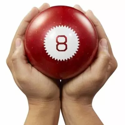 Magic 8 Ball - Édition 80ème anniversaire de Mattel - Jeu de société amusant