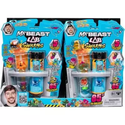 Pack de 5 minis figurines - MRBEAST LAB - SWARMS ATOMIC - Des 5 ans