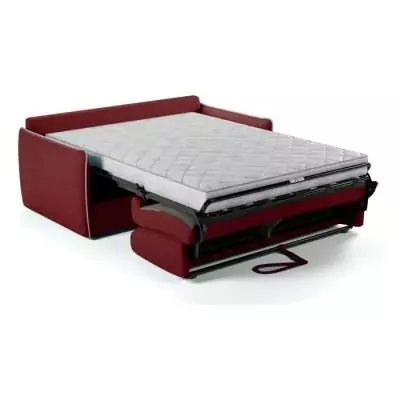 Canapé convertible express AGATHE - Rouge vif - Matelas 14cm Canapé convertible express AGATHE - Rouge vif - Matelas 14cm