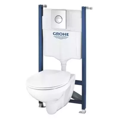 Ensemble WC GROHE 5 en 1 - Blanc céramique - 1.13m