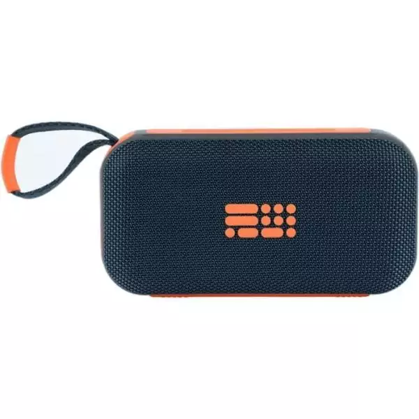 Enceinte bluetooth lumineuse - BIGBEN PARTY - Bleu et orange