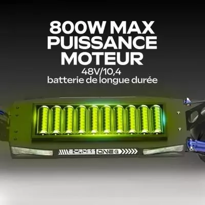Trottinette électrique performante - URBANGLIDE ECROSS ONE 800W