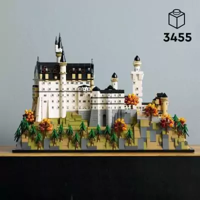Construisez le majestueux Château de Neuschwanstein en LEGO!
