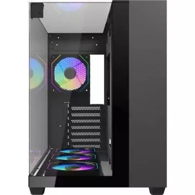 Boîtier PC - Darkflash - TH285 Noir - Moyen tour - Format ATX - 4x120mm A-RGB - Noir Boîtier PC - Darkflash - TH285 Noir - Moyen tour - Format ATX - 4x120mm A-RGB - Noir