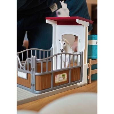 schleich Box avec étalon Pur-Sang anglais schleich Box avec étalon Pur-Sang anglais
