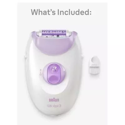 Braun Silk-épil 3 3-000 20 pince(s) Violet, Blanc
