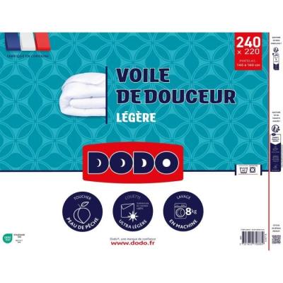 Couette ultra légère 100 g/m² - Voile de douceur - Blanc