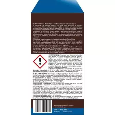 Kit de nettoyage Melitta pour Machines à Expresso - Anti Calc et Perfect Clean Kit de nettoyage Melitta pour Machines à Expresso - Anti Calc et Perfect Clean