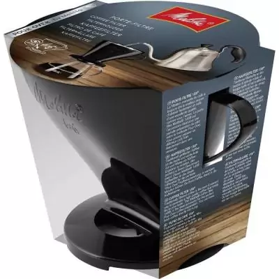 Filtre à café Melitta 1x6 - Noir pour un café parfait Filtre à café Melitta 1x6 - Noir pour un café parfait