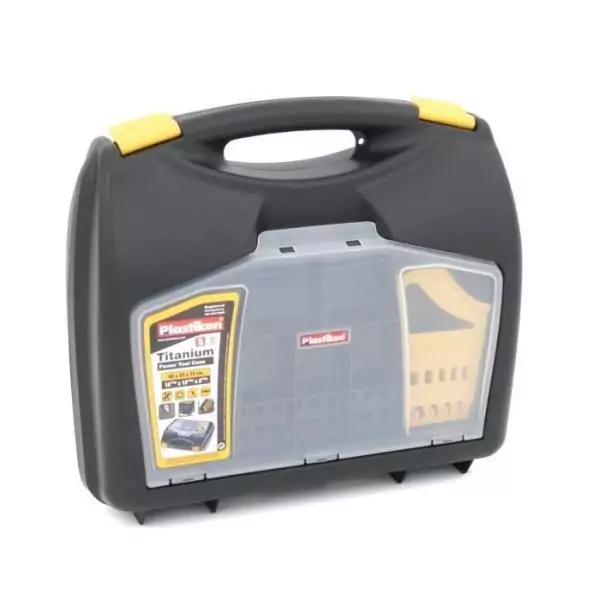 Valise a outils - Plastiken - 63040_NOIRE - 40 cm - Titanium - En plastique