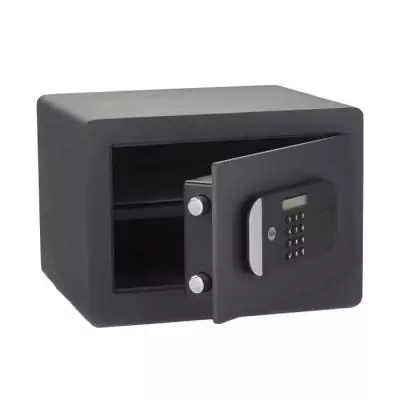 Coffre-fort Yale haute sécurité avec serrure électronique (Certifié SKG) - 25x35x30 cm