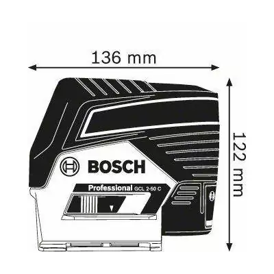 Bosch GCL 2-50 C Niveau de pointage 20 m 650 nm (1 mW)