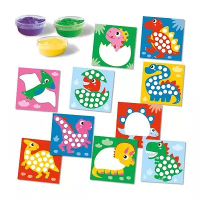 SES Creative My First - Peinture au doigt dinosaures