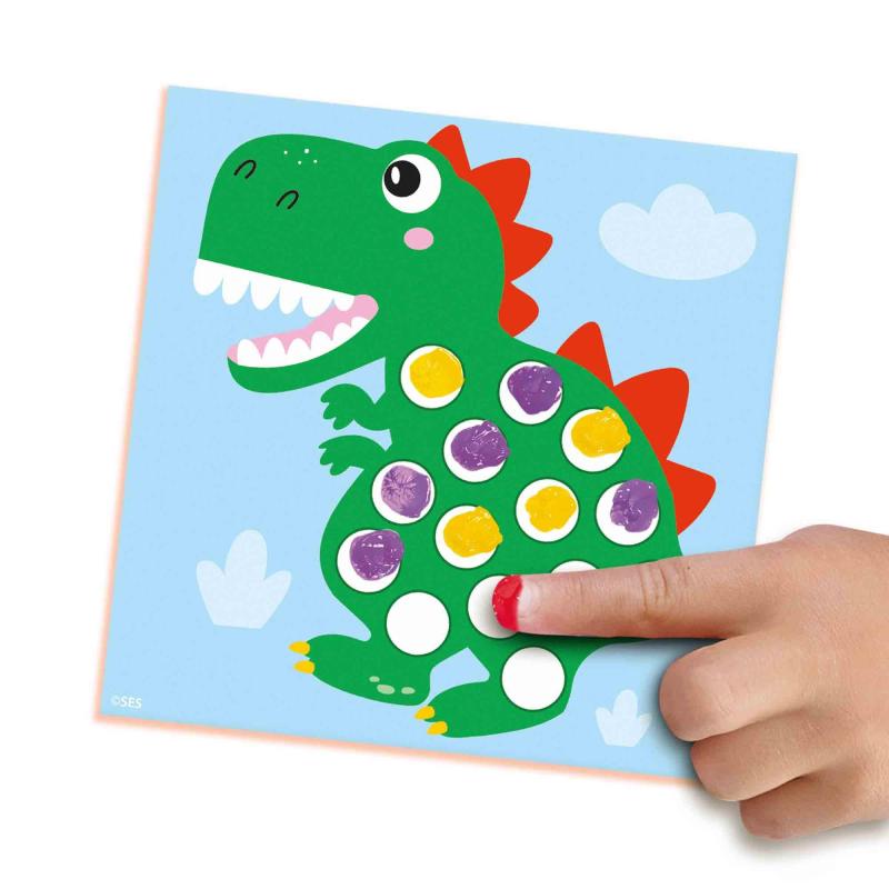SES Creative My First - Peinture au doigt dinosaures