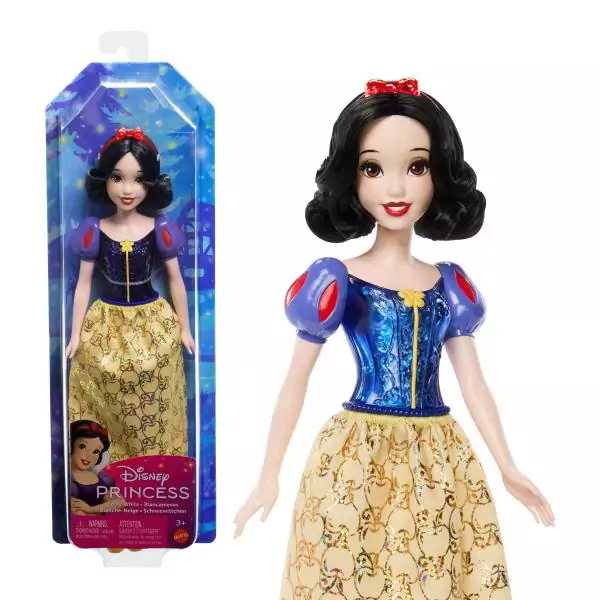 Blanche-Neige Poupée 29 cm, Mattel Poupée Disney Princesses habillage, accessoires HLW08