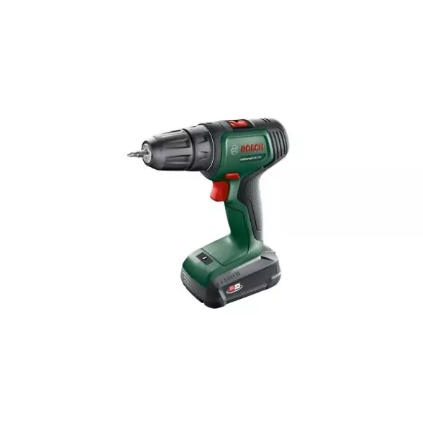 Perceuse-visseuse sans-fil Bosch - UniversalDrill 18V 40Nm + 1 batterie 1,5 Ah, 1 chargeur, 1 embout de vissage double et coffre