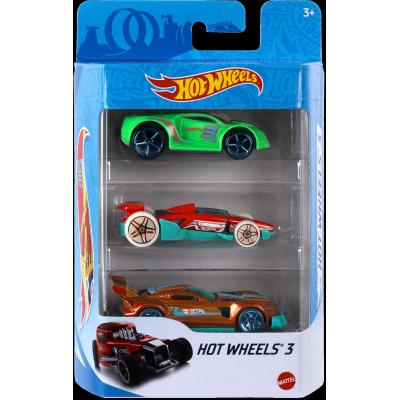 Hot Wheels - Coffret de 3 Véhicules - Petites Voitures - 3 ans et +