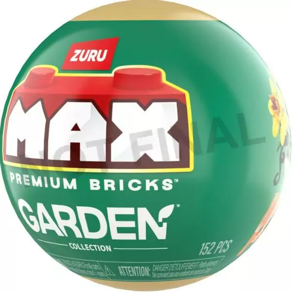 Set de construction - ZURU - Garden Pot Plants - 233 pieces max - 6 designs - Pot et support inclus