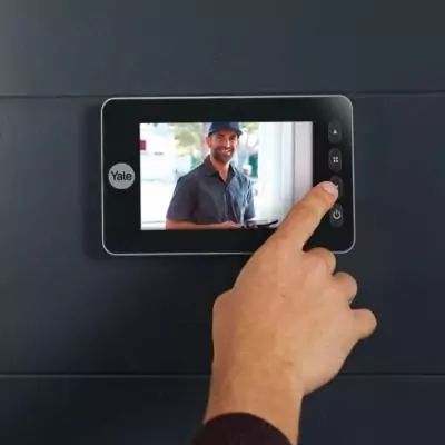 Judas Numérique Yale DDV5800 Noir - Sonnette Intégrée Judas Numérique Yale DDV5800 Noir - Sonnette Intégrée