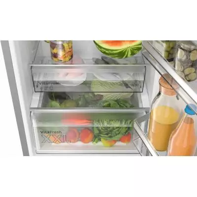 Bosch Serie 4 KGN39VLCT réfrigérateur-congélateur Pose libre 363 L C Acier inoxydable