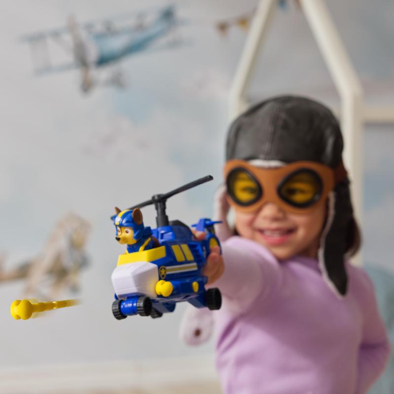 PAW Patrol VÉHICULE + FIGURINE CHASE AIR RESCUE La Pat' Patrouille