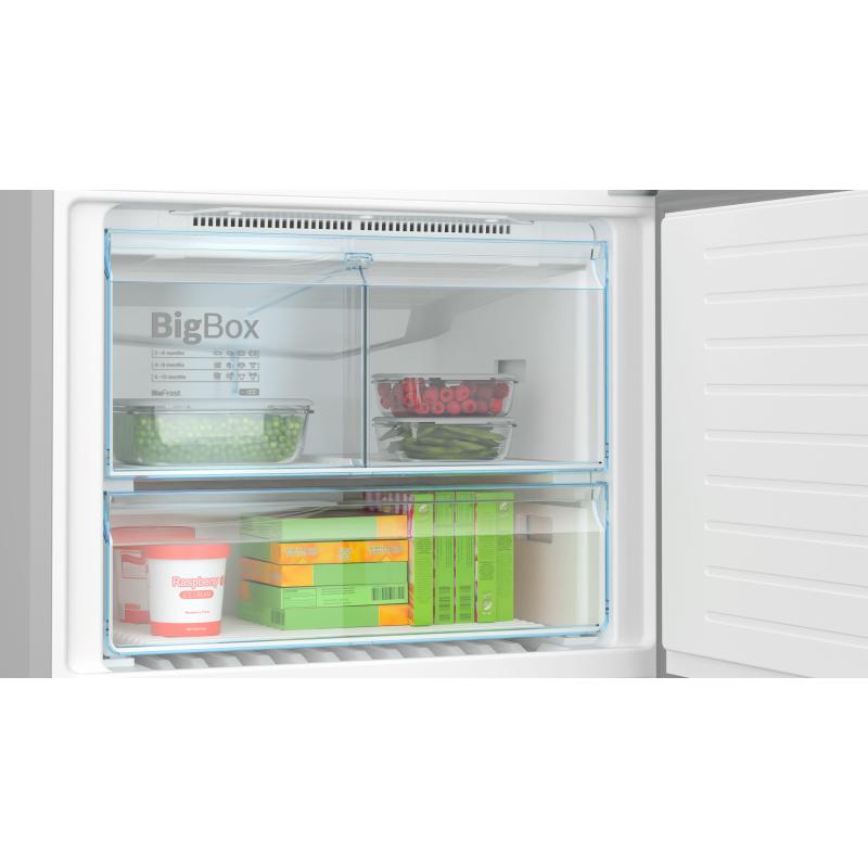 Bosch Serie 4 KGN86VIEA réfrigérateur-congélateur Pose libre 631 L E Acier inoxydable