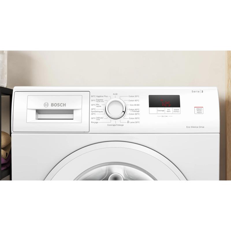 Bosch Serie 2 WGE02406FR machine à laver Charge avant 7 kg 1400 tr min Blanc