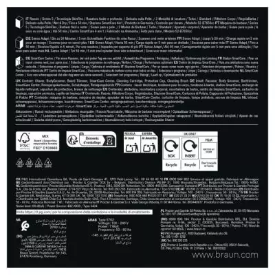 Rasoir électrique BRAUN Series 5: Autonomie 50 min - Noir et bleu Rasoir électrique BRAUN Series 5: Autonomie 50 min - Noir et bleu