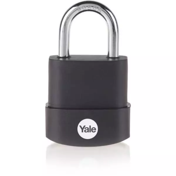 Cadenas haute sécurité YALE - acier laminé - anse bore - 3 clés