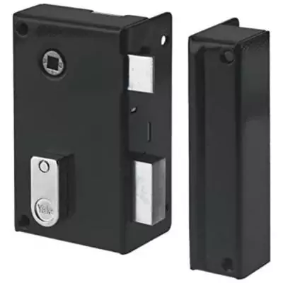 Serrure verticale Yale YAV36D Kaki - 2 clés - Porte intérieure Serrure verticale Yale YAV36D Kaki - 2 clés - Porte intérieure