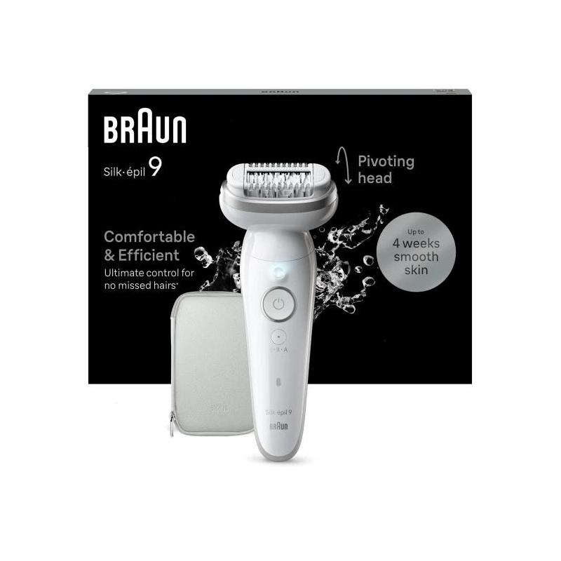 Braun Silk-épil 9 BR2-225328 épilateur 40 pince(s) Gris, Blanc
