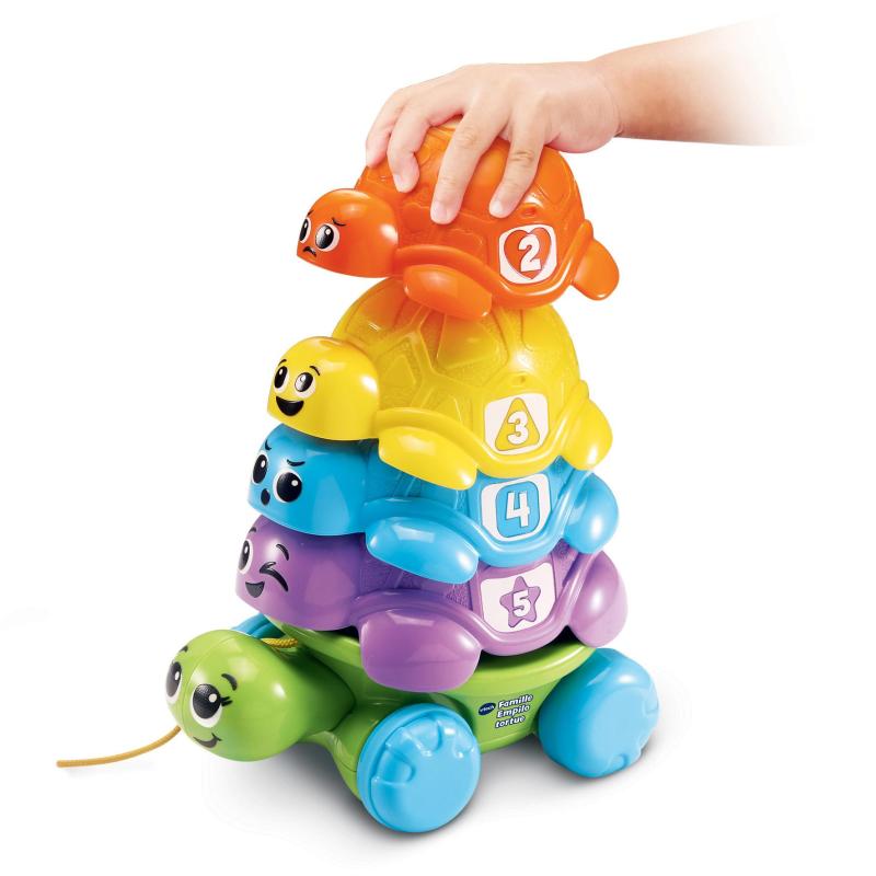 VTech Baby Famille Empilo Tortue (Plastique Reutilise)
