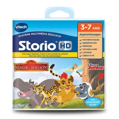 VTech Jeu Storio HD JEU HD STORIO - LA GARDE DU ROI LION