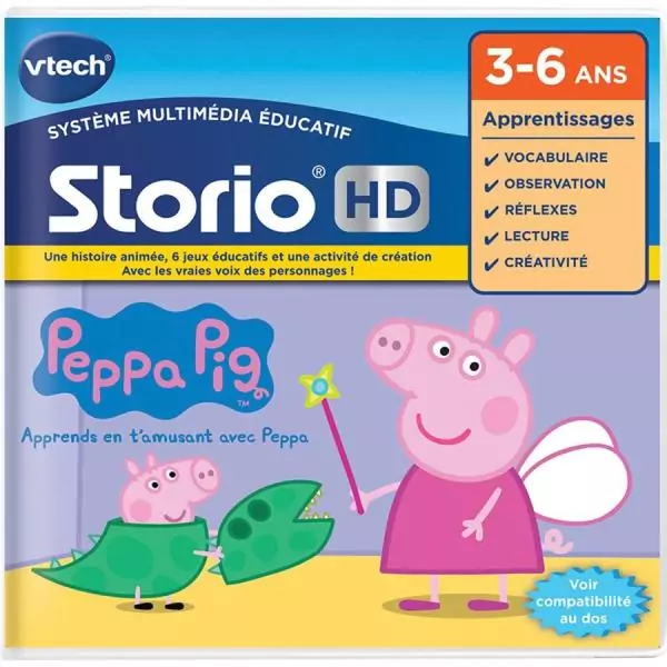 VTECH - Jeu Éducatif Storio - Peppa Pig