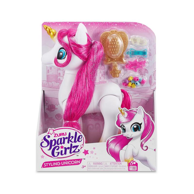 Sparkle Girlz Ensemble de coiffure Licorne ZURU