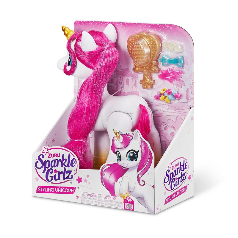 Sparkle Girlz Ensemble de coiffure Licorne ZURU