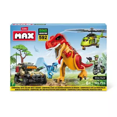 MAX Chasse aux dinosaures Build More Dino Adventure (592 pièces)